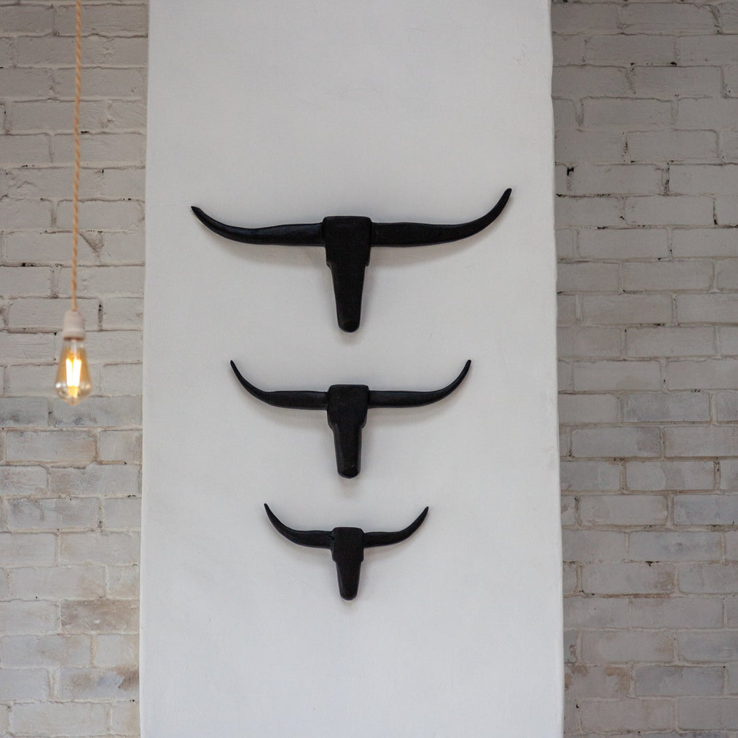 Wooden Nguni Head Wall Decor